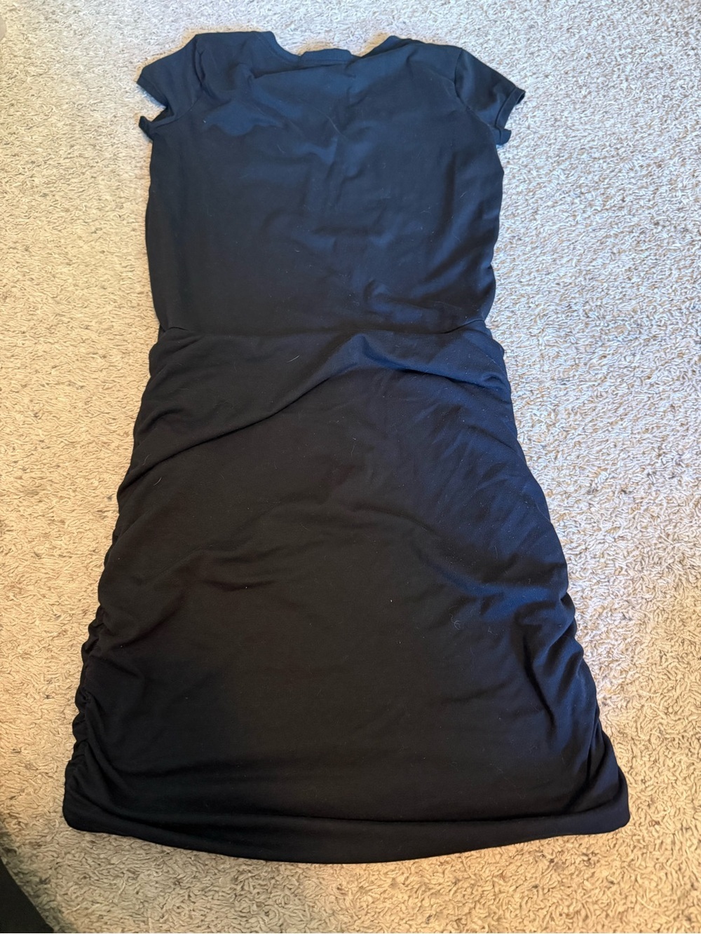 Athleta Black Tank with Bright Blue Trim - Picture 2 of 3